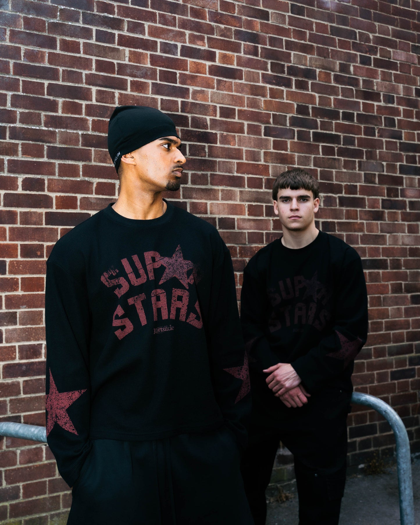 SUPERSTAR ERA WAFFLE LONG SLEEVE | BLACK