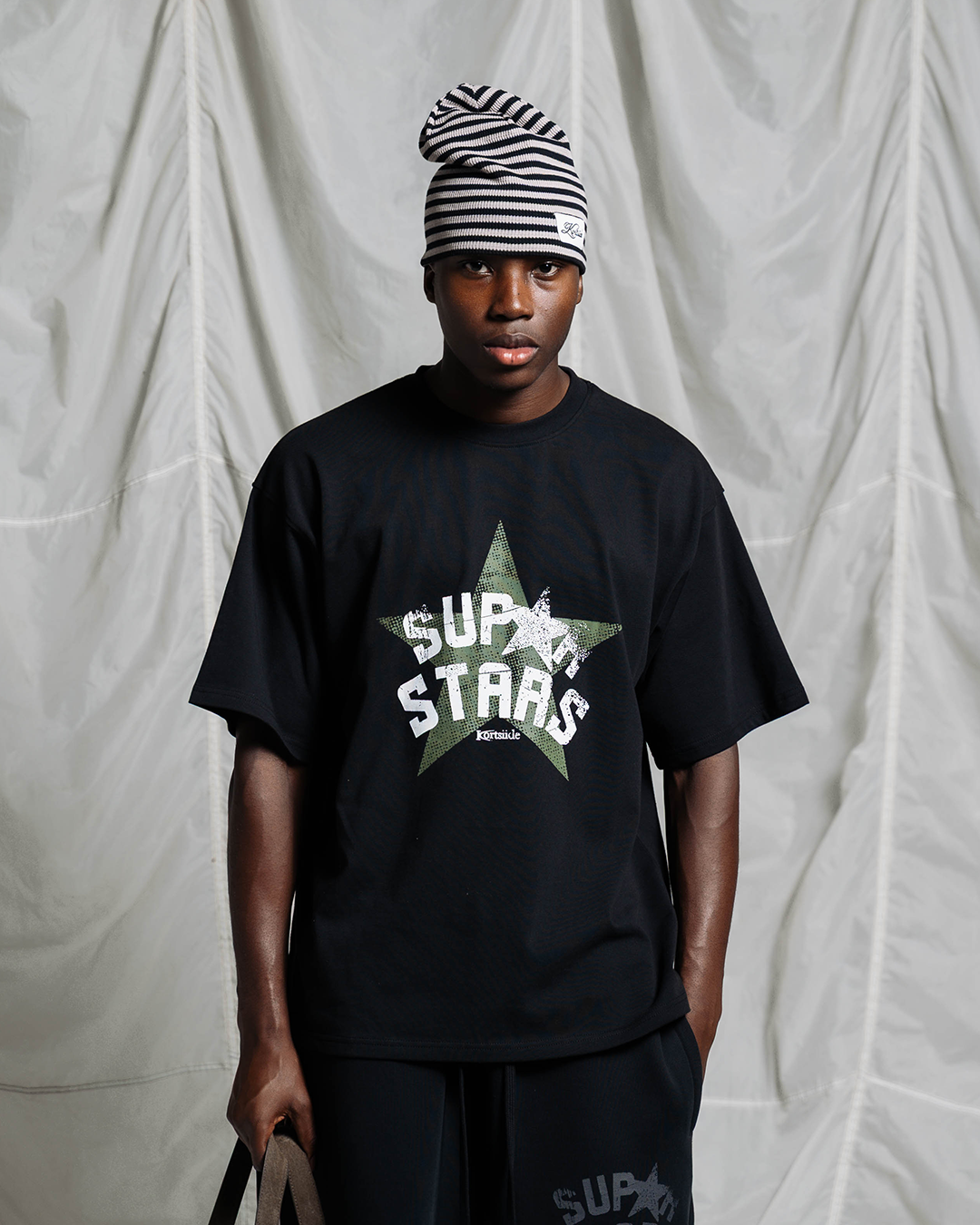 LA ERA T-SHIRT | BLACK/KHAKI