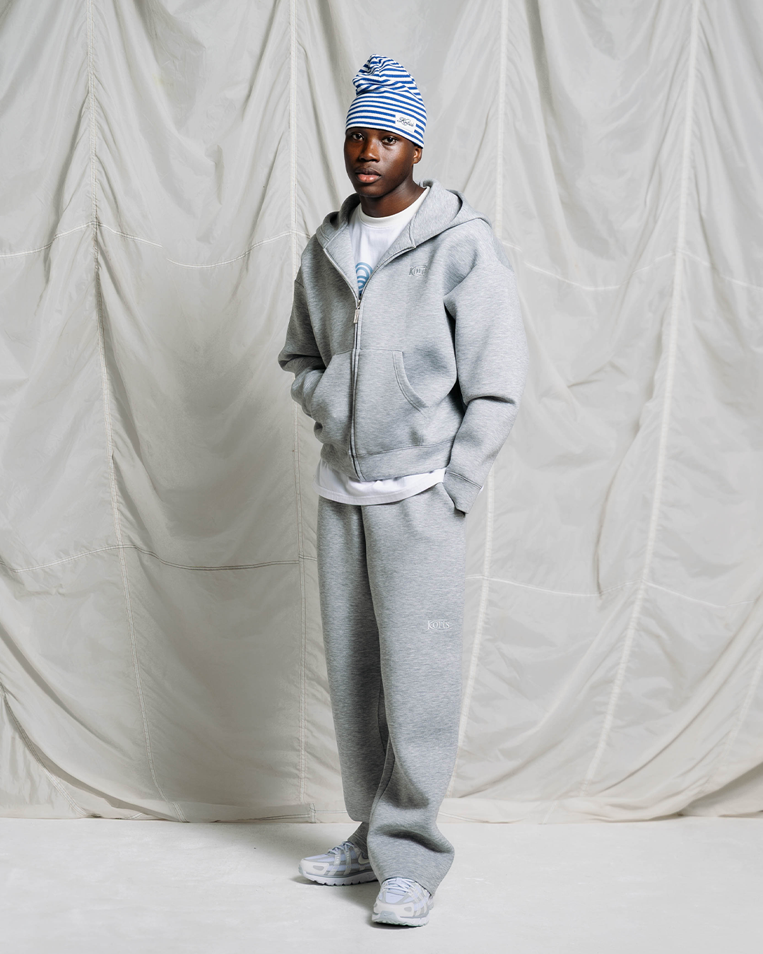 KORTS DAILY SCUBA ZIP-UP HOODIE | MARL GREY