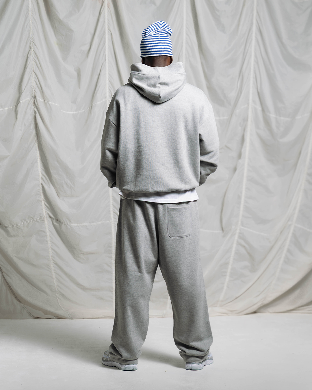 SUPERSTAR ERA BAGGY JOGGER | MARL GREY/BLUE