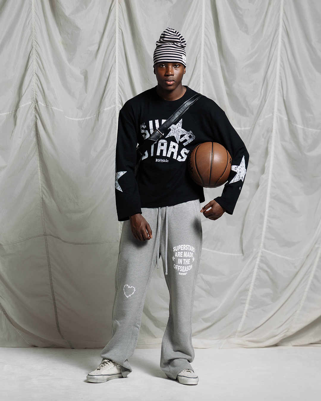 SUPERSTAR ERA WAFFLE LONG SLEEVE | BLACK