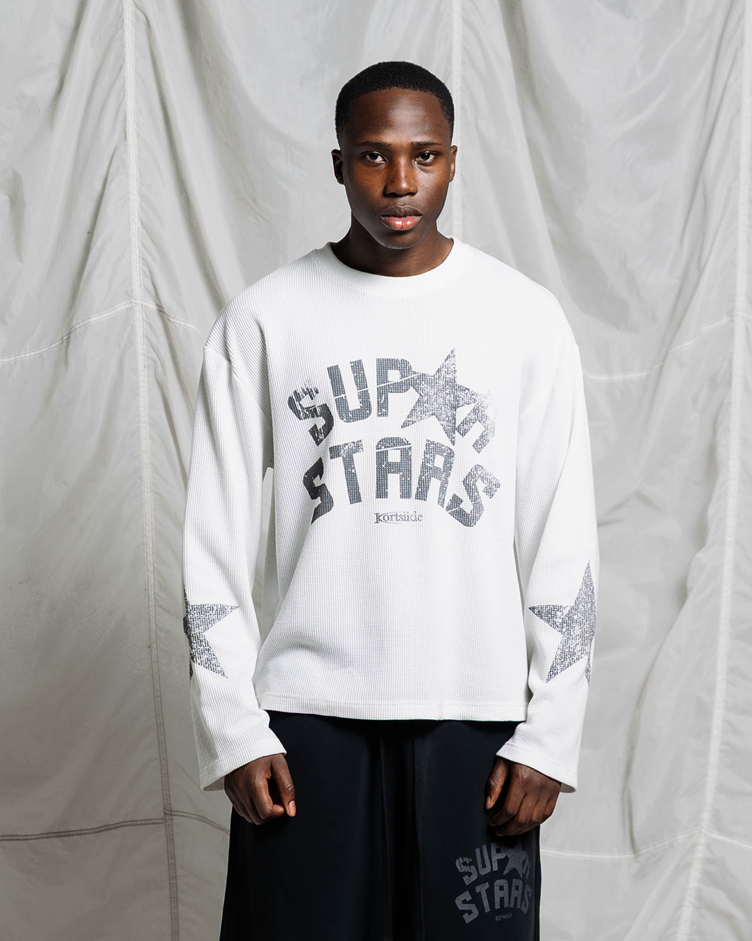 SUPERSTAR ERA WAFFLE LONG SLEEVE | WHITE