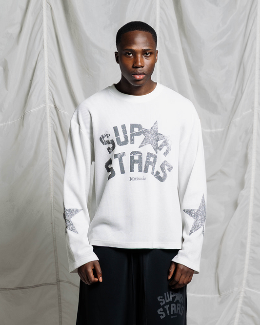 SUPERSTAR ERA WAFFLE LONG SLEEVE | WHITE