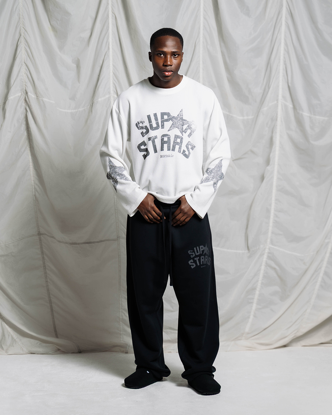SUPERSTAR ERA WAFFLE LONG SLEEVE | WHITE