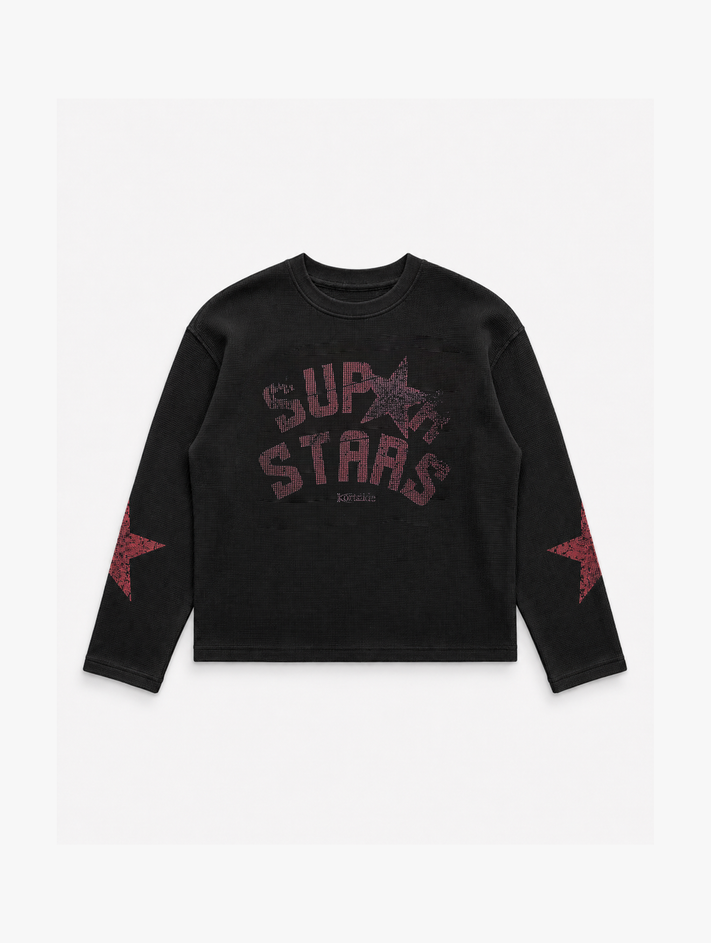 SUPERSTAR ERA WAFFLE LONG SLEEVE | BLACK