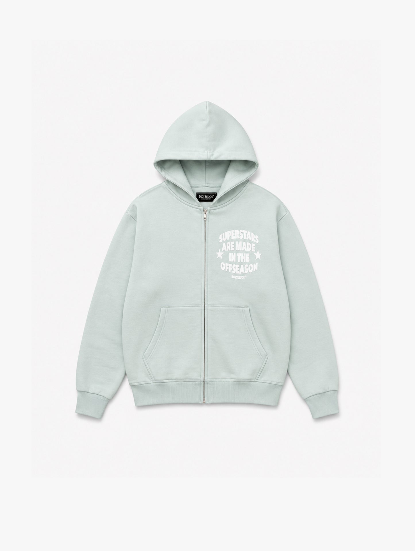 SUPERSTAR ZIP-THROUGH HOODIE | AIR BLUE