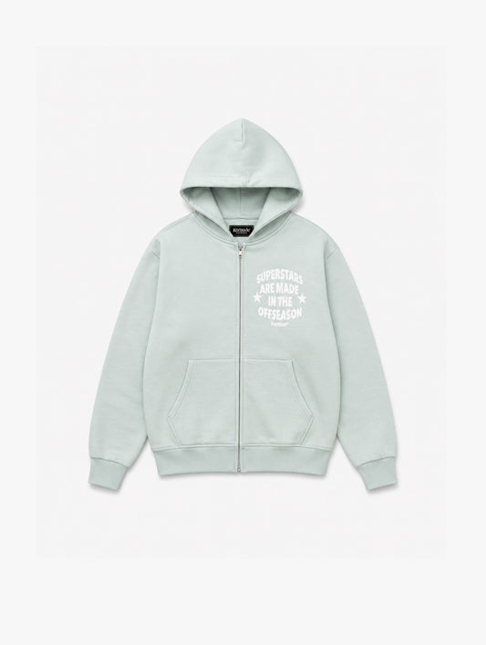 SUPERSTAR ZIP-THROUGH HOODIE | AIR BLUE