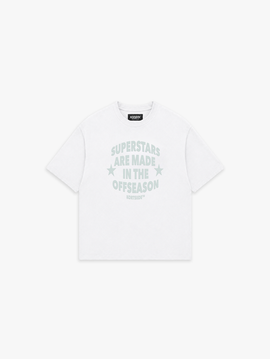SUPERSTAR CLASSIC T-SHIRT WHITE | AIR BLUE