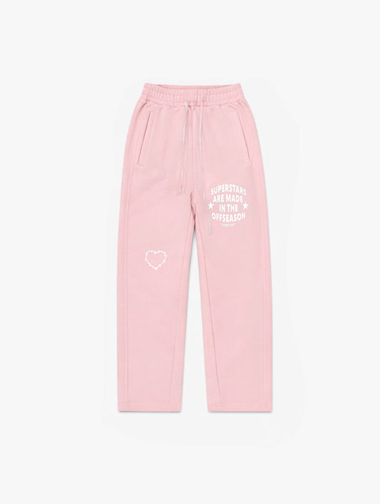 SUPERSTAR STRAIGHT LEG JOGGERS | CLOUD PINK