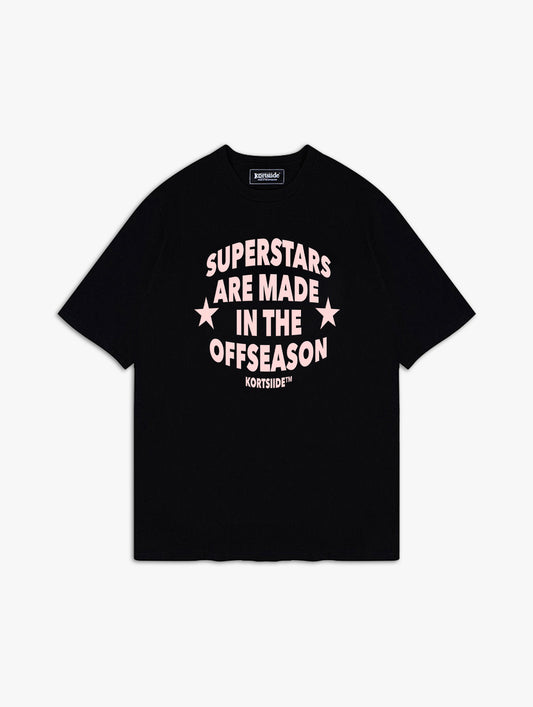 SUPERSTAR CLASSIC T-SHIRT BLACK | CLOUD PINK