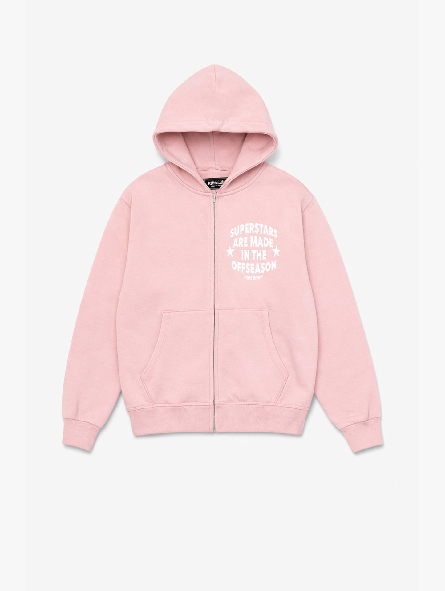 SUPERSTAR ZIP-THROUGH HOODIE | CLOUD PINK