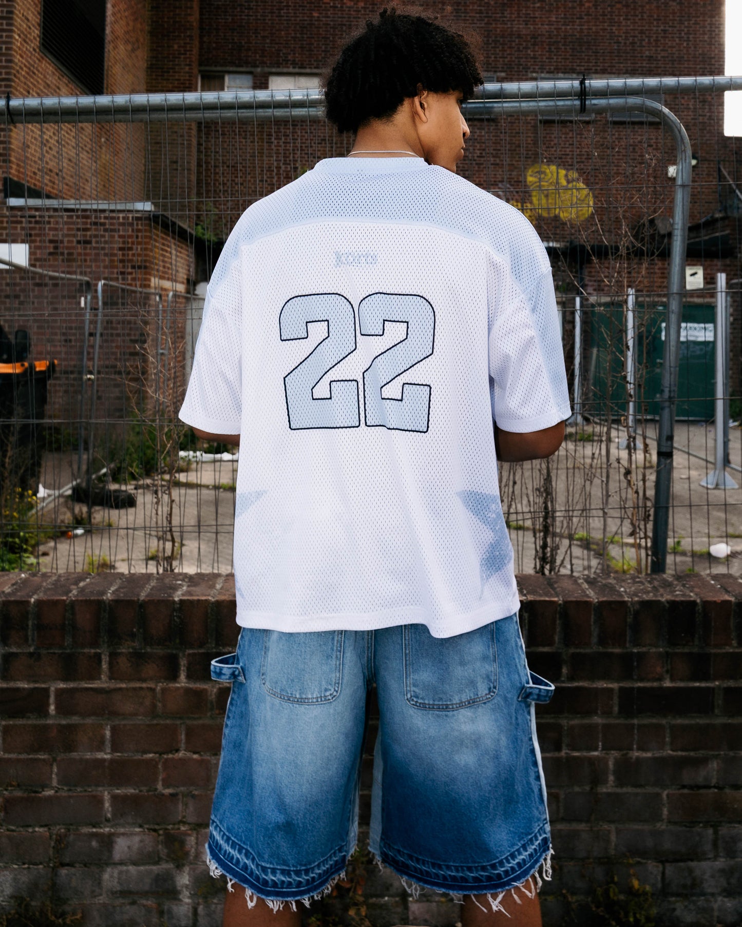 HARLEM JERSEY WHITE | BLUE