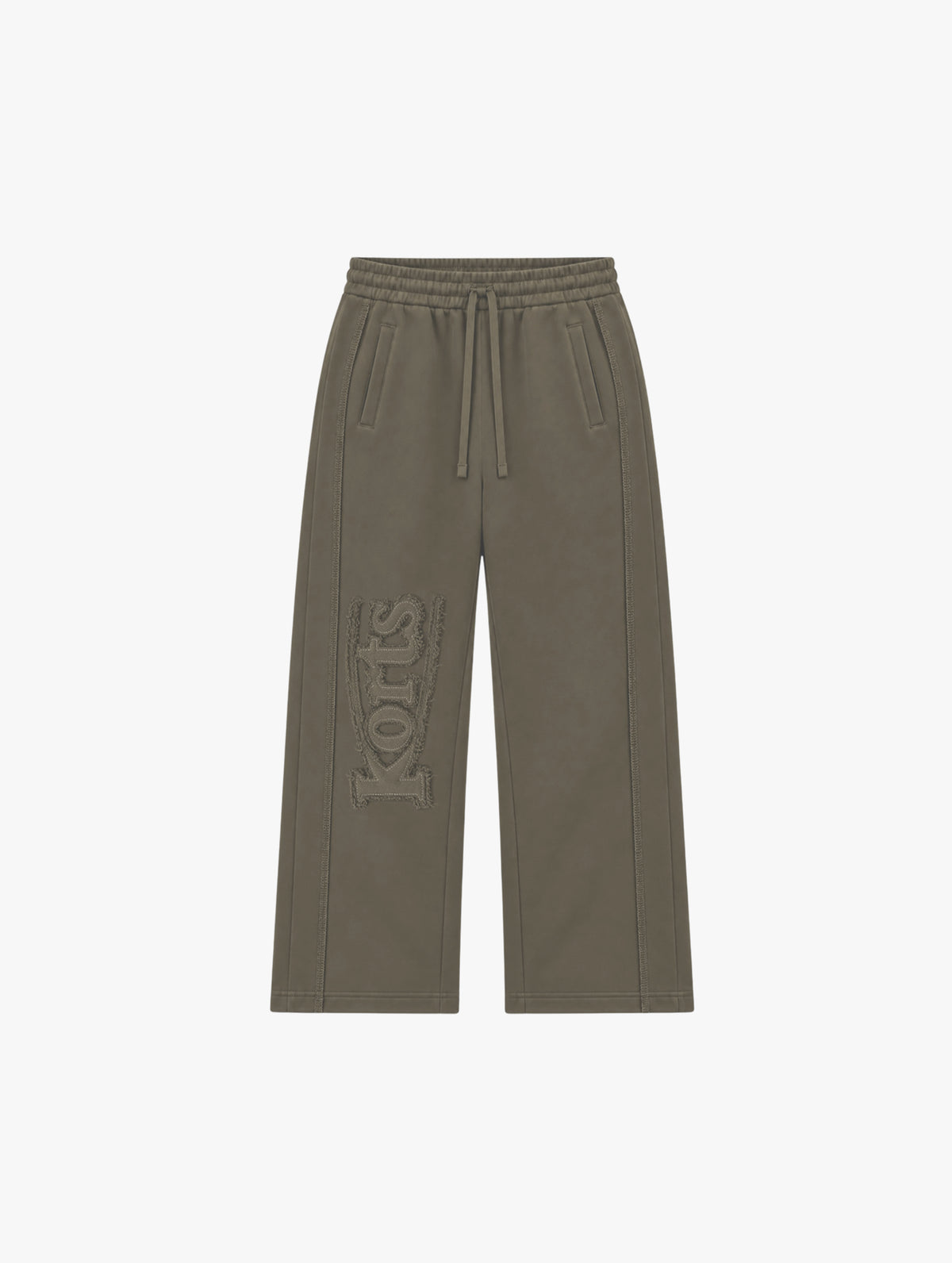 PRE-ORDER KORTS PATCHWORK JOGGERS | KHAKI