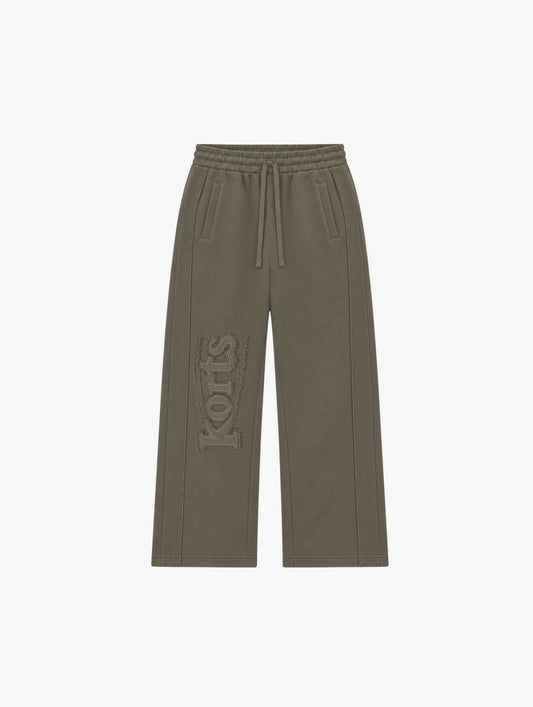 PRE-ORDER KORTS PATCHWORK JOGGERS | KHAKI