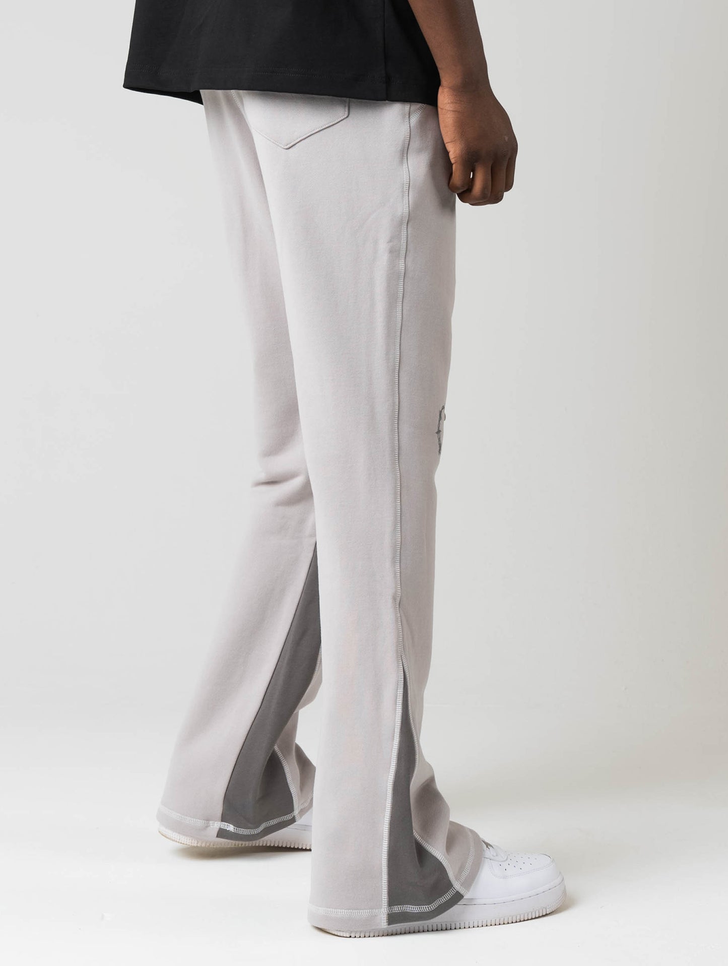 SUPERSTAR STITCHED FLARED JOGGERS | DUSK GREY