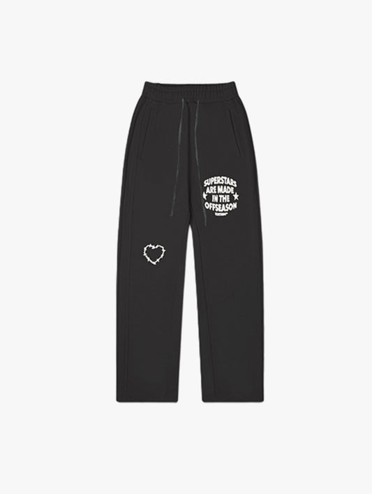 SUPERSTAR STRAIGHT LEG JOGGERS | DARK GREY