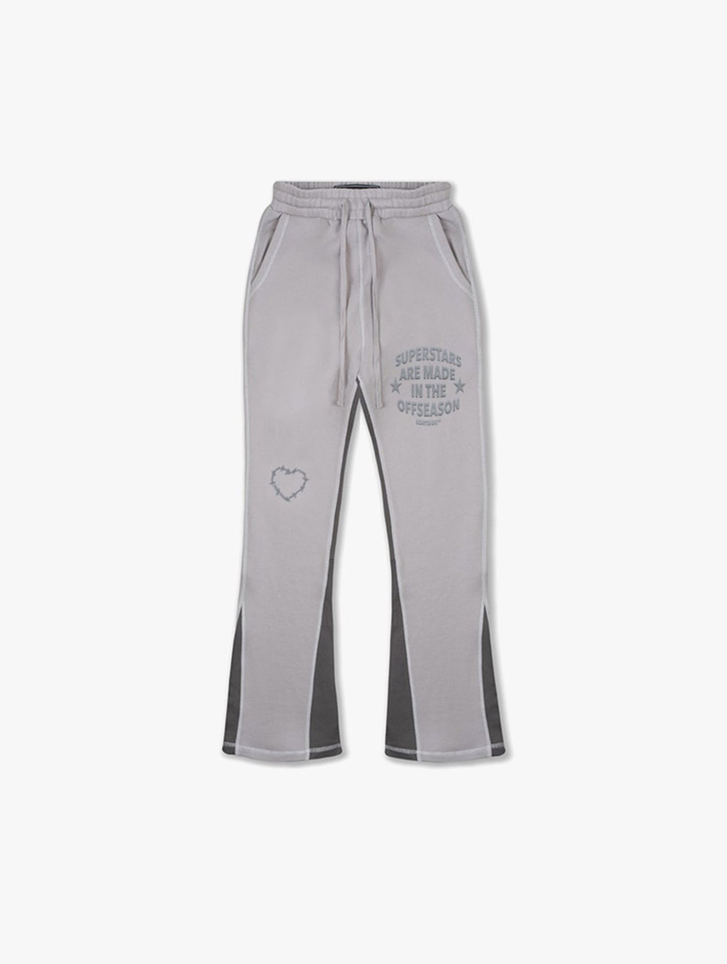 SUPERSTAR STITCHED FLARED JOGGERS | DUSK GREY
