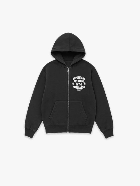 SUPERSTAR ZIP HOODIE | DARK GREY
