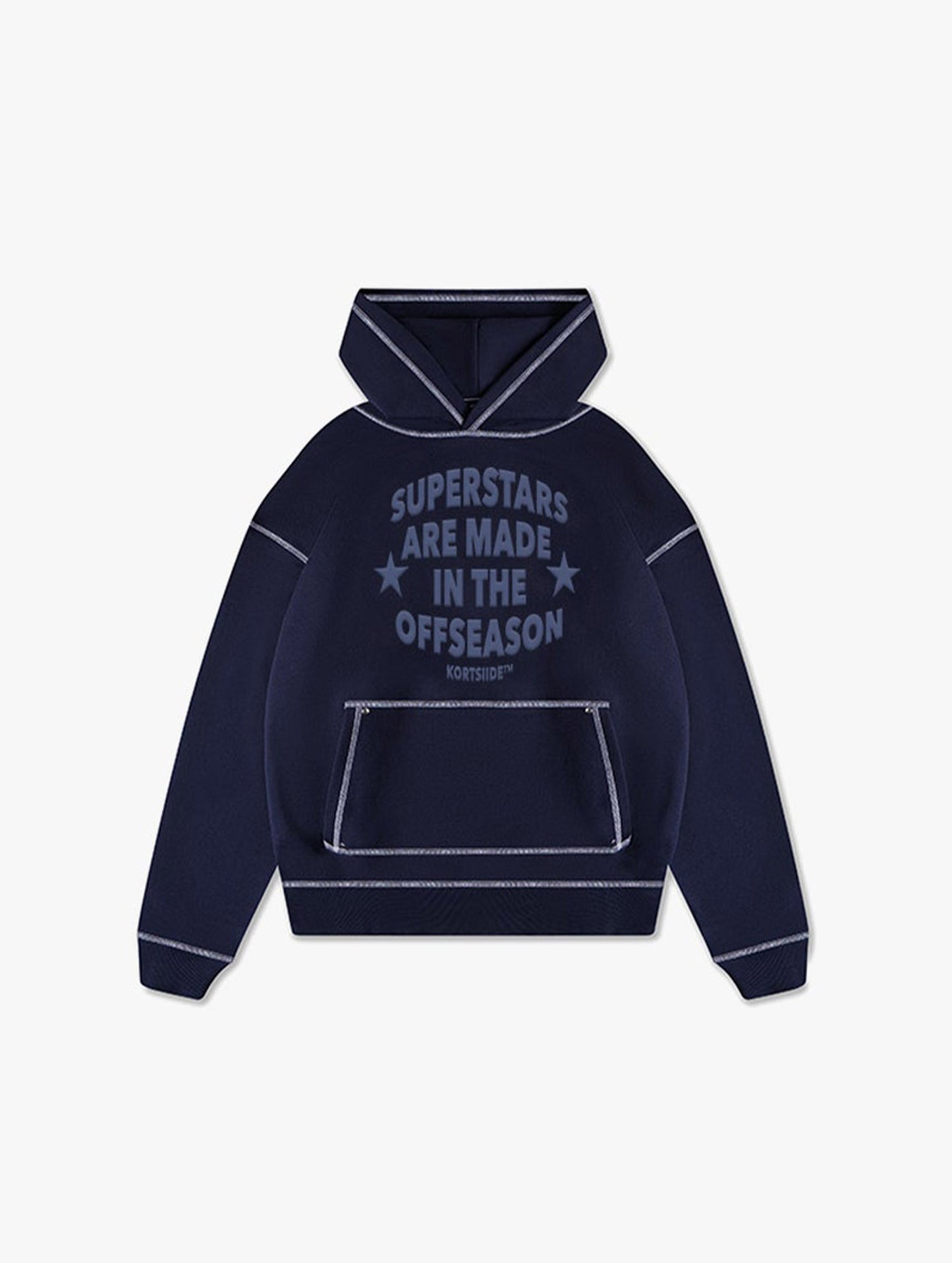 SUPERSTAR STITCHED HOODIE | MARINE BLUE