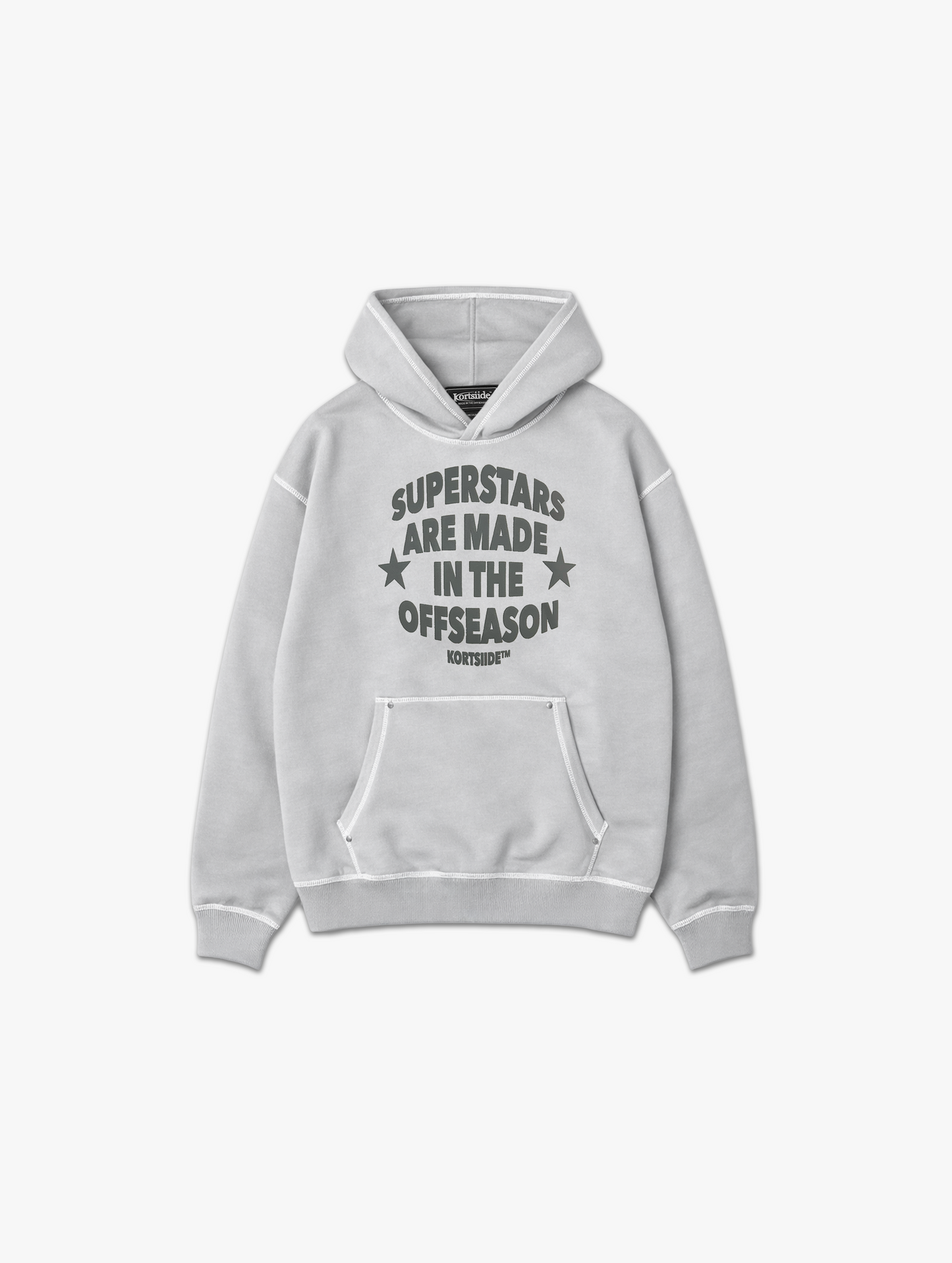 SUPERSTAR STITCHED HOODIE | DUSK GREY